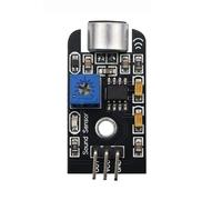hogtnd Módulo de sensor de micrófono fácil de usar, compatible con placas de desarrollo, sensores de detección de sonido, integración rápida, micrófono de vigilancia