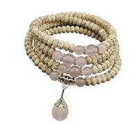 hogtnd Natural Star Bodhi - Cuentas de madera budista para mindfulness y yoga, multiusos