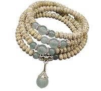 hogtnd Natural Star Bodhi - Cuentas de madera budista para mindfulness y yoga, multiusos