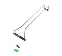 hogtnd Soporte de pared para colgar copas de vino de acero inoxidable de alta calidad, ahorro de espacio, para cocina, hogar, cocina, organizadores de copas de vino