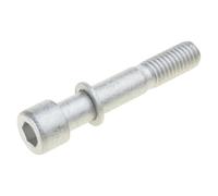 hogtnd Tornillo de tija de sillín de acero inoxidable para bicicletas, 8 x 43 mm, sujetadores resistentes a la corrosión, tornillo de cabeza hexagonal con arandela, suministro de manguera de bicicleta