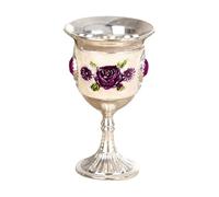 hogtnd Vaso retro de aleación para bebida, taza de vino ceremonial, para reuniones, fiestas de bebida, ergonómicos