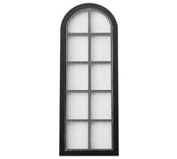 hogtnd Ventana francesa de plástico para casa de muñecas, ventana para proyectos creativos seguros para niños, casa de muñecas, proyecto de plástico francés