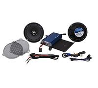 Hogtunes G4 SG Kit-RM with 225 Watt Amplifier and 6.5" Front Speaker Kit with Grills for 2014-Current Harley-Davidson FLH Touring Models