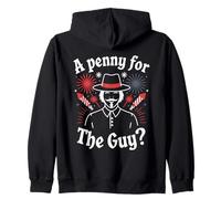Hoguera Noche Fuegos Artificiales Display Party Penny For The Guy Sudadera con Capucha
