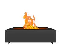 Hoguera para jardín Kratki Fire Erizo de pie, Cuadrada, Dimensiones 40 x 60 x 17,5 cm, Peso 40 kg, de Acero Robusto Resistente al Calor