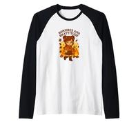 Hogueras y Brattitude Sassy Fall Vibes Cozy Autumn Energy Camiseta Manga Raglan