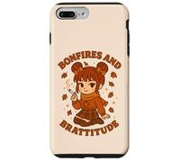 Hogueras y Brattitude Sassy Fall Vibes Cozy Autumn Energy Carcasa para iPhone 7 Plus/8 Plus