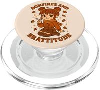 Hogueras y Brattitude Sassy Fall Vibes Cozy Autumn Energy PopSockets PopGrip para MagSafe