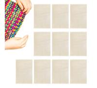 Hogvinnatil - 10 herramientas de tejido | Ergonómico de Madera para Principiantes Arte Textil Decoración Hogar Actividades Escolares