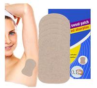 Hogvinnatil Almohadillas de sudor bajo los brazos para mujer, axilas Sudadera Tamps, Protector de sudor 5x, Antitranspirante parche de sudor invisible para clima cálido, transpirable y