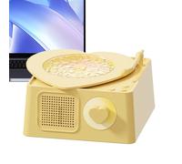 Hogvinnatil Altavoz portátil - Difusor de audio musical inalámbrico, instrumento recreativo con forma de tocadiscos con sonido envolvente para playa, patio, camping, viajes