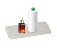 Hogvinnatil Bandeja de Piedra Absorbente de Agua | Bandeja De Baño De Tierra De | Alfombrilla Secante de Tierra de Antideslizante Rayada Resistente a Olores para Vasos, Macetas,