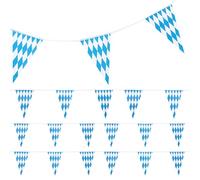 Hogvinnatil Bandera triangular, decoración de guirnaldas de 20 piezas | Estandarte temático para fiesta de Oktoberfest casa picnic patio clase jardín vacaciones ventana exterior