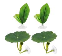 Hogvinnatil Betta Hojas hamacas, Hojas de pescado Betta - Hamaca de pescado simulable de ajuste suave,Decoraciones de hábitat natural, Betta Plant Fears Pad para dormir, reproducir, descansar