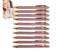 Hogvinnatil - Bolígrafos de la Biblia, bolígrafos cristianos, bolígrafo de la Biblia para hombres, 10 herramientas de escritura Christian Favors, Black Ink, retráctil, para mujeres, no