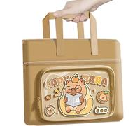 Hogvinnatil Bolso de Transporte para Biblioteca - Bolsa Para Útiles Con Dibujos - Bolso Impermeable con Cremallera para Guardería Adolescente Playa Trabajo Vacaciones Viaje Fin de Semana Compras