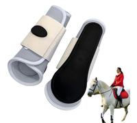 Hogvinnatil Botas de mosca de caballo, Botas de mosca para caballos,Embalaje de protección de piernas para equino - Botas de pierna de protector de caballo a prueba de choque para entrenar