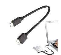 Hogvinnatil Cable de disco duro externo, cable de disco duro USB C, velocidad de 5 Gbps Cord de carga rápida, Cable de carga de expansión de 5 TB para varios dispositivos tipo C