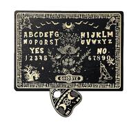 Hogvinnatil Cálculo espiritual, Spirit Talking Board - Tarjeta de adivinación de leña que habla | Herramientas metafísicas de adivinación trepando la decoración del hogar para bruja y Navidad