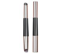 Hogvinnatil Cepillo de labios de silicona, cepillo de labios | Aplicadores de labios reutilizables,Stick de diseño de doble cabeza portátil para maquillaje Nail Cacheer Cosmetic Facial