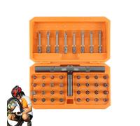 Hogvinnatil Conjuntos de destornilladores de precisión, conjunto de controladores de tornillo,42 en 1 bis de tornillo combinación Eje flexible eje flexible | Destornillador de trinquete multifuncional