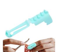 Hogvinnatil - de tensión de Alambre para Gancho, Anillos de Ganchillo, Soporte de de Dedo Herramienta separada, Hebilla de Ligera Ajustable para la Madre Abuela, Principiante