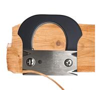 Hogvinnatil - Desmoladora de bordes para trabajo de madera, cepilladora de ángulo para cantos, planeador manual de acero inoxidable de precisión para trabajos de madera, PVC curvados y rectos