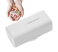 Hogvinnatil Divisor para pastillas pequeñas | Pastillero de viaje con cortador de compresión - Corte de precisión para uso diario, portátil para viajes y contenedor para medicamentos de bolsillo