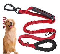 Hogvinnatil Escalera de senderismo para perros, cuerda de entrenamiento para perros, sin plomo de entrenamiento de tirones | Mango suave, tractor ajustable para perros de raza grande, banda troncal