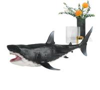 Hogvinnatil Estatua de tiburón | Figuras de animales marinos | Juguete educativo para estimular la imaginación, decoración del hogar para salón, accesorios de fiesta para