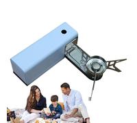 Hogvinnatil Estufa de camping de cassette, estufa de quemador para acampar | Estufa de casete plegable para acampar - Estufa portátil a prueba de de calefacción de cocina de campamento de 2800W