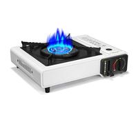 Hogvinnatil Estufa De Camping Para Senderismo - Parrilla Y Estufa Para Cocina Exterior,Calentador De Supervivencia Ligero Compacto Monohogar Distribución Uniforme del Calor Cocinar Senderismo Cocina