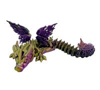 Hogvinnatil - Figura de dinosaurio de juguete, dinosaurio impreso en | Figura de dinosaurio articulada Fidget Toy | Figura de dinosaurio de oficina, decoración coleccionable con articulaciones