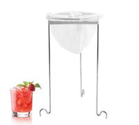 Hogvinnatil Filtro de Jalea | Colador Reutilizable para Mermelada con Soporte | Acero inoxidable con 3 Pies Gancho Nylon Kit D Herramientas para Cocina Casa Gotear Yogur Conservas