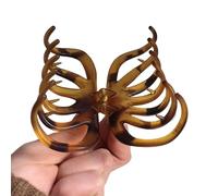 Hogvinnatil grandes clips de garra para el cabello, clips de mandíbula para el cabello, grandes Hairpins elegantes retro | Clips de pelo lindos únicos, pinza estilo mandíbula para el uso diario,