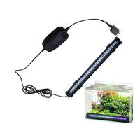 Hogvinnatil Iluminación de Acuario, Iluminación LED sumergible de 7 colores - Lámpara impermeable ajustable para acuarios de agua dulce, agua salada y terrarios