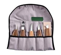 Hogvinnatil Juego de 8 herramientas para tallar madera, juego de 8 detalles, multiusos, juego de detalles para tallar cuchara, herramientas portátiles para tallar jabón de madera