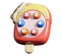 Hogvinnatil Juego de empuje rápido, Juego Pop Fidget Toy - Máquina de juego interactiva Push,Juego electrónico portátil de empuje rápido, juguete interactivo antiestrés para