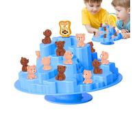 Hogvinnatil Juego de equilibrio - Árbol para dos jugadores - Juguete interactivo con báscula de oso para familia, escuela, niños, niñas, interior y exterior