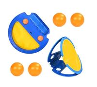 Hogvinnatil Juego de Lanzamiento de Pelota, Juego de Bolsillo de Raqueta | Juguete de Bola de Lanzar para con 4 bolas - Juego Padre-Hijo para Juegos de Patio al Aire Libre Juguetes de Piscina de Playa