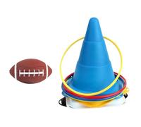 Hogvinnatil Juegos De Lanzar Anillos para, Coloridos Juegos para Jardín, Herramientas de Despertar Sensorial para Playa Jardín Patio Patio Escuela Fiesta Cumpleaños