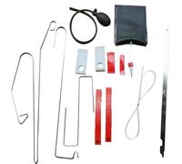Hogvinnatil Kit de herramientas de perforación para coche, kit de reparación urgente de barra de troquel, 12 herramientas de mano resistentes para la eliminación de placas de puerta, interruptores de