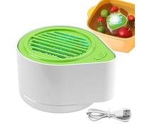 Hogvinnatil Lavadora de Frutas y Verduras - Lavado Automático de Alimentos - Utensilio de Cocina Automático sin Cables para Limpiar Lechuga Tomate Cherry UVA Fresa Frambuesa