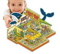 Hogvinnatil Lindas pegatinas de escena de la casa, pegatinas de escena de la casa, Crafting de dibujos animados, pegatinas - Arte de scrapbooking para adultos Haz tu propia decoración de dormitorio