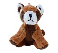 Hogvinnatil Llavero de Peluche, Llavero de Peluche | Accesorios para Bolsos Llavero de Coche con Animales - Lindo Colgante de Animal, muñeca de Peluche, Llavero de, Panda Rojo, riferimento Alla