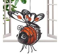 Hogvinnatil Luces solares de abejas, decorativas impermeables, resistentes a los animales, para pasillos de energía solar, iluminación LED metálica, para terraza y patio