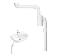 Hogvinnatil Manguera de drenaje del pozo, manguera de drenaje flexible | Tubo de drenaje flexible P Trap ajustable | Fontanería anti-flujo