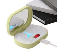 Hogvinnatil Máquina de Limpieza de Lentes,Dispositivo Portátil De Limpieza Para Lentes Con Tecnología Ultrasónica | Limpieza Inteligente Recargable Con Pantalla LED Para Familia Y Adolescentes