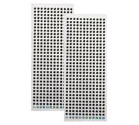 Hogvinnatil - Pegatina de señuelo de, Ojos de señuelo de, 500 x Ojos Adhesivos Artificiales de 6 mm para señuelo de,Atraer Peces Surtido de Ojos Falsos de para Lagos,